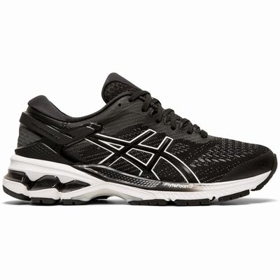 Asics Gel-Kayano 26 - Naisten Juoksukengät - Mustat/Valkoinen